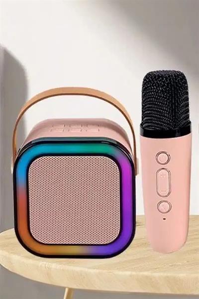 Kareoke Mikrofonlu Eğlenceli Parti İçin Bluetooth Özellikli Hoperlör