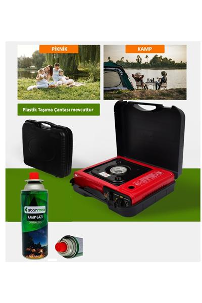 Karttuşlu Kamp Ocağı Tatil Outdoor Portatif Seyehat Ocağı Gaz Stop Emniyetli Portatif Piknik