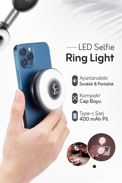 LED Selfie Ring Light Telefon Selfie Işığı