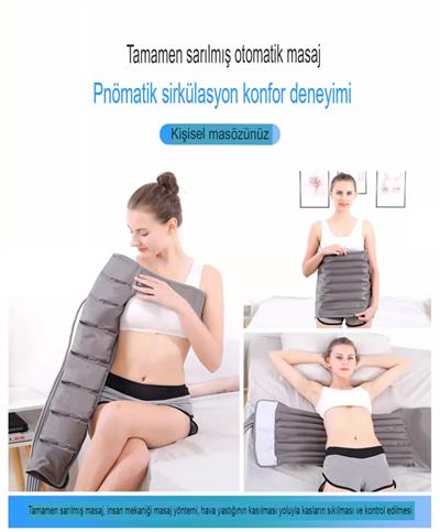 lenf drenaj bacak Kol masajı, Bel hava sıkıştırma masajı, dolaşım ayak bilekleri, ağrı rahatlatıcı