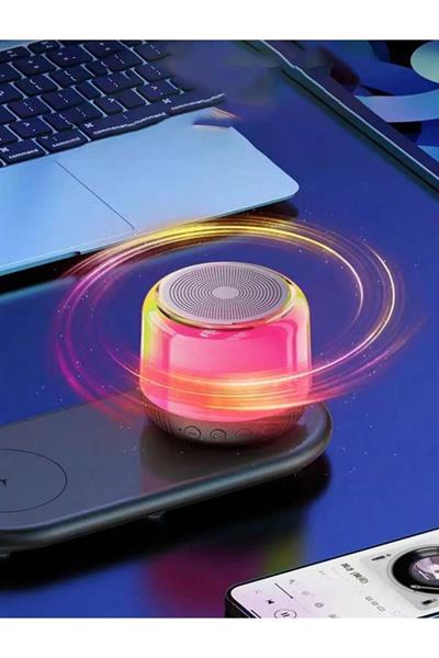 MagSafe Şarj Stantlı Kablosuz RGB Hoparlör