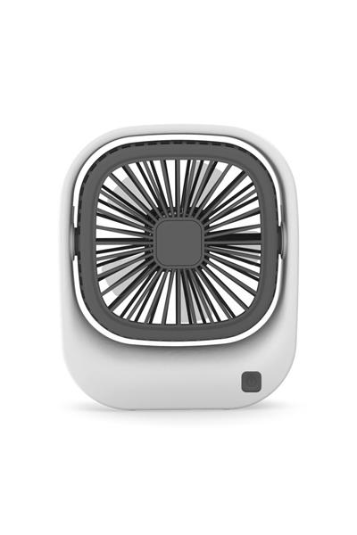 Masa Fanı Mini Taşınabilir Usb Şarj Fanı Salınımlı 90° Eğimli Fan