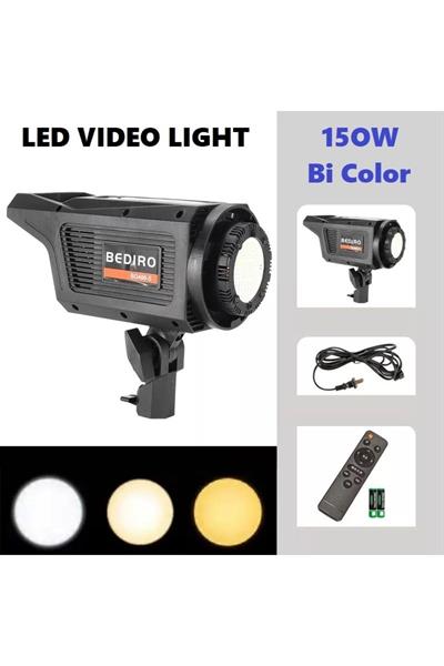 Mega Lux Fotoğraf Stüdyosu Led Sürekli Video Işığı 65cm Bowens Fener Tarzı Softbox + 2.1 Mt Tripod