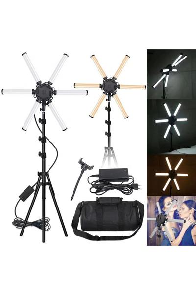 Megalux Yıldız Led Profesyonel Fotoğraf Video Youtuber Tiktoker Fenomen Çekim Sütüdyo Işığı