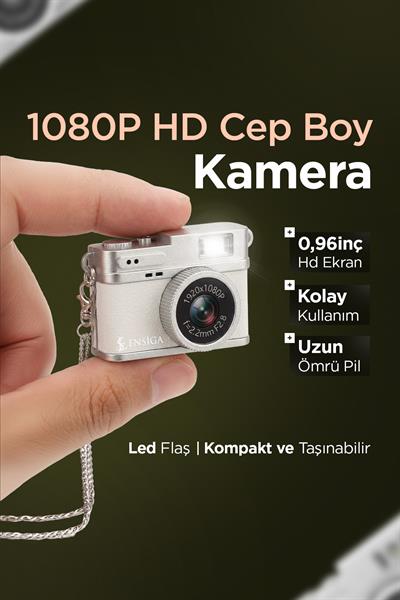 Mini HD Taşınabilir Kamera 1080P Video Kayıt Fotoğraf Çekim Cep Boy Mikro Kamera Seti