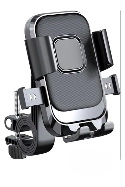 Motosiklet Scooter Bisiklet 360° Döner Gidon Aparatı Telefon Tutucu