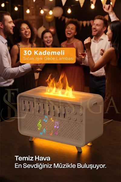 Nemlendirici Ses Kutusu Ve Gece Lambası 8 Ortam Sesi Uyku Kolaylaştırıcısı