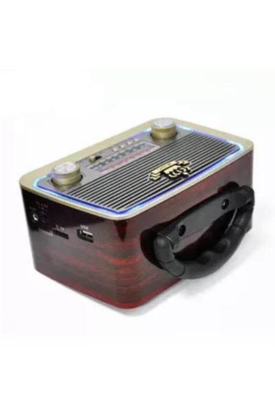 Nostalji Klasik Radyo Ahşap Usb Bluetooth 3 Band Klasik Radyo