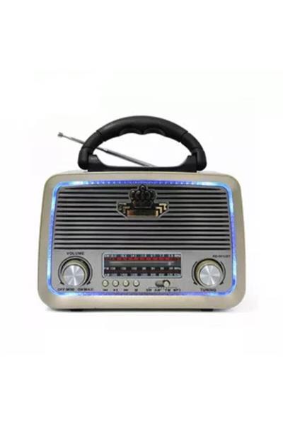 Nostalji Klasik Radyo Ahşap Usb Bluetooth 3 Band Klasik Radyo