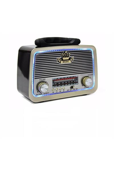 Nostalji Klasik Radyo Ahşap Usb Bluetooth 3 Band Klasik Radyo