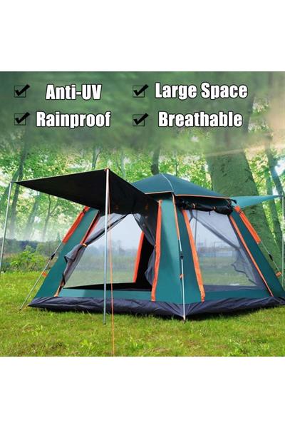 Otomatik 4 Kişilik Çadır Kamp Outdoor Plaj Piknik Çadırı