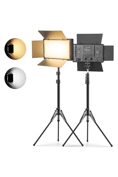 Rgb Bataryalı 800 Led Fotoğraf Stüdyo Vlog Röportoj Yayın Çekim Işığı Tripodlu Led