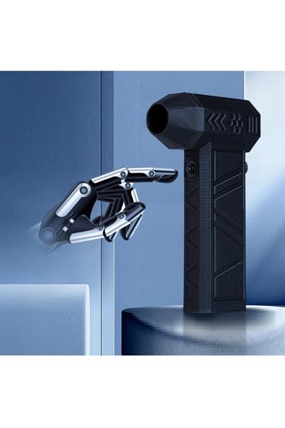 Şarjlı Araç Kurutucu Mini Turbo Jet Fanı Mangal Hava Körükleyici Devir Ayarlı Yaprak Üfleme Makinası