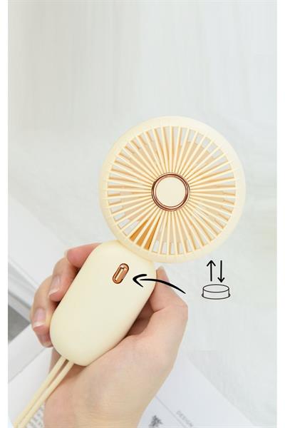 Şarjlı El Fanı Vantilatör Serinletici Mini Taşınabilir Fan