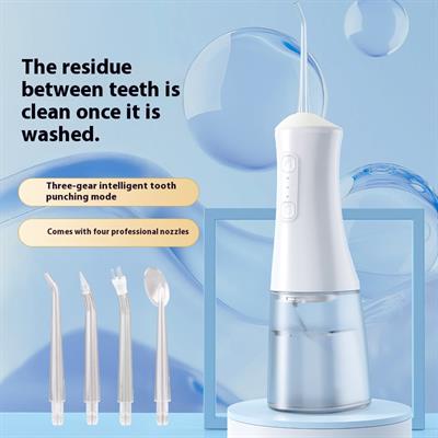 Şarjlı Taşınabilir Ağız Duşu Su Flosser Diş Temizleme Cihazı Çok Başlıklı Ağız Bakım Seti