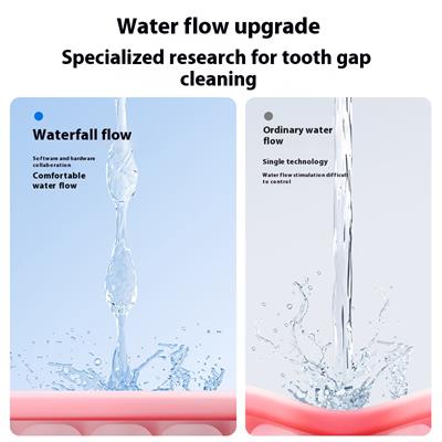 Şarjlı Taşınabilir Ağız Duşu Su Flosser Diş Temizleme Cihazı Çok Başlıklı Ağız Bakım Seti