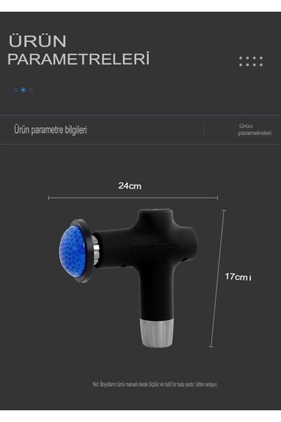 Soğuk ve Sıcak Ergonomik Kompres Masaj Tabancası Ayarlanabilir Perküsyon Derin Doku Masajı