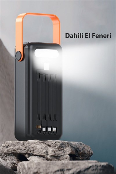 Solar 50.000 Mah Hızlı Şarj Powerbank Led Ekran Göstergeli Işıklı Batarya Şarj Aleti