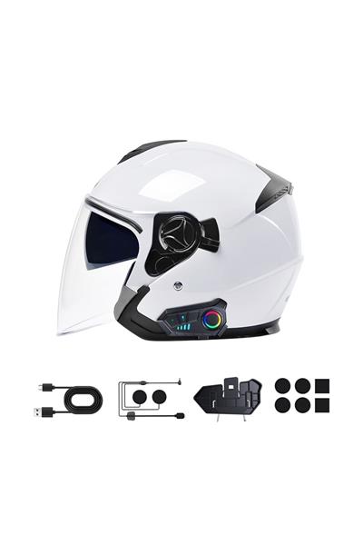 Su Geçirmez Kask İçi Bluetooth İnterkom – Gürültü Engelleme ve Uzun Pil Ömrü Kulaklık