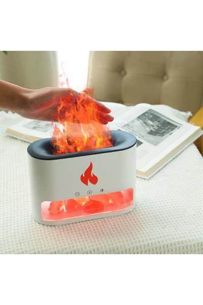 Taşınabilir 250ml Kapasiteli Led Modlu Aroma Yayıcı Tuz Hediyeli Hava Nemlendirici