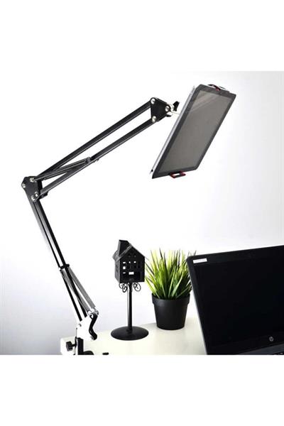 Telefon Fotoğraf Makinesi Projektör Ring Light Uyumlu Klipsli Mini Tripod Ayak Stand