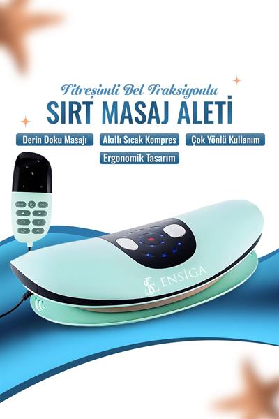 Termal Terapi Fonksiyon Derin Doku Ağrısı Giderici Sırt Masaj Aleti Titreşimli Bel Traksiyon Cihazı