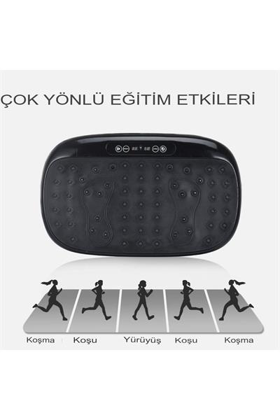 Titreşimli Egzersiz Osilasyon Masaj Aleti Tüm Vücut Fitness Vibro Şekillendirici Plaka Makinesi