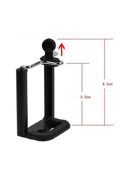Tripod Başlık Telefon Tutucu Klips Kelepçe Braketi Monopod Stand Tutucusu
