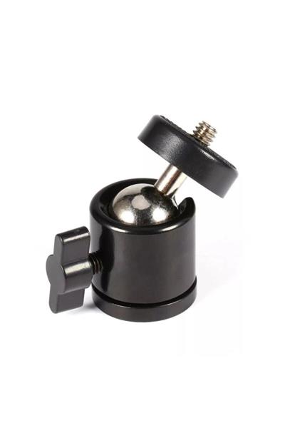 Tripod Slr Kamera Için 360 Derece Dönebilen Metal Mafsal Aparatı 1/4