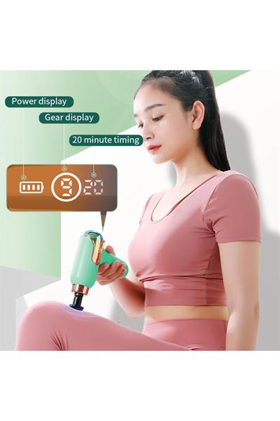 Vücut boyun omuz bacak LCD ekran masaj  taşınabilir elektrikli masaj derin doku kas