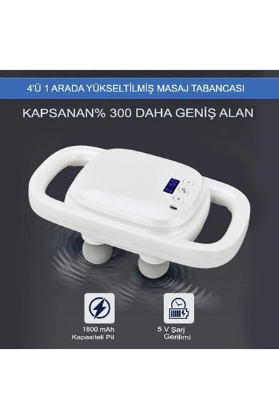 Yeni Nesil Şarjlı 4 Top 2024 Profesyonel Spa Sporcu Kas Fıtness Masaj Tabancası Çok Fonksiyon Masaj