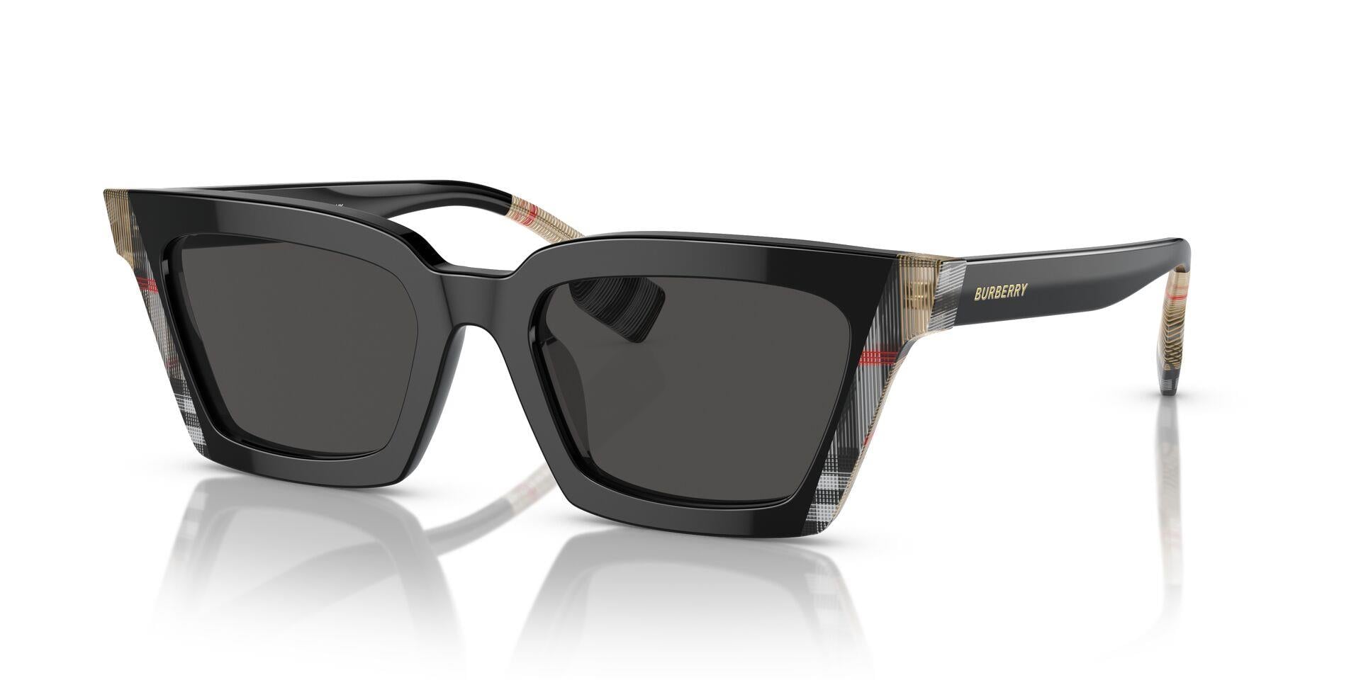 BURBERRY BE 4392U 405587 BLACK-VINTAGE CHECK | Güneş Gözlüğü