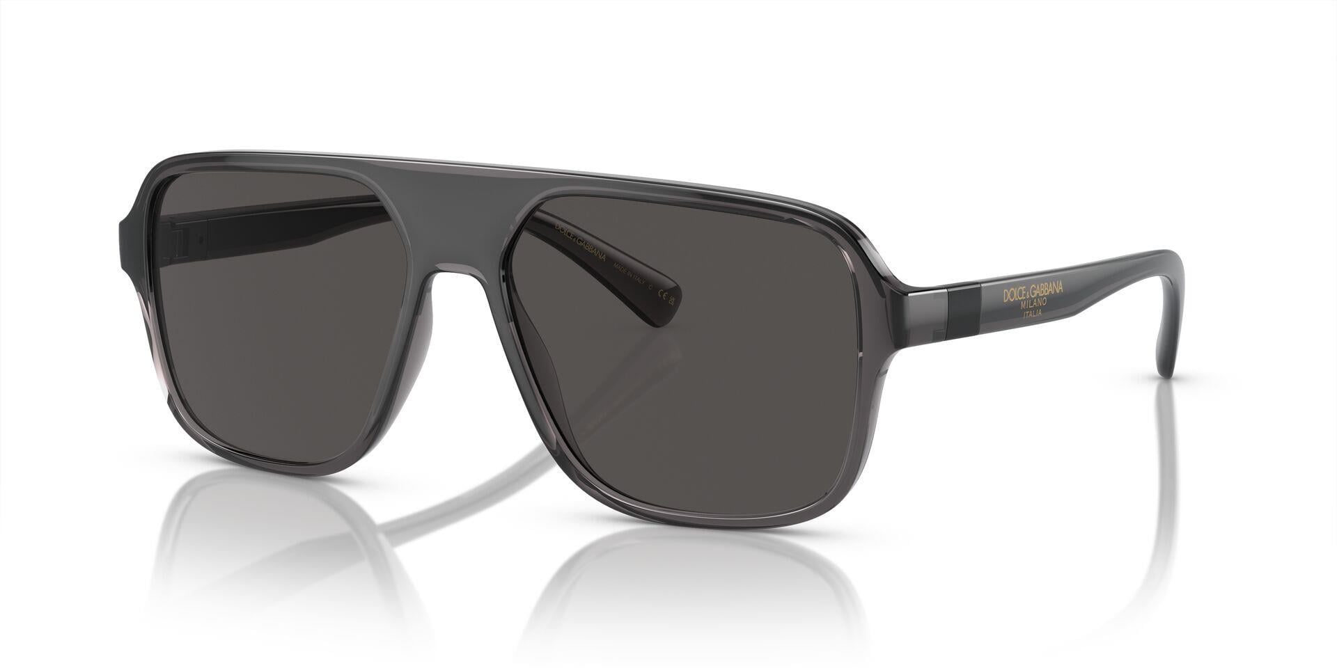 Dolce&Gabbana DG 6134 325787 57 UNISEX SİYAH KÖŞELİ ÇERÇEVE GÜNEŞ GÖZLÜĞÜ