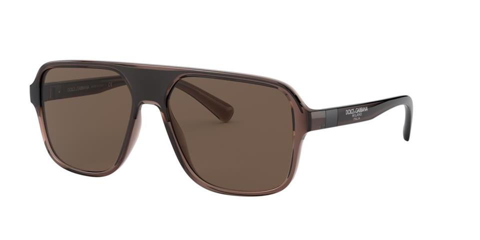 DOLCE&GABBANA DG 6134 325973 57 KAHVE KÖŞELİ ÇERÇEVE GÜNEŞ GÖZLÜĞÜ