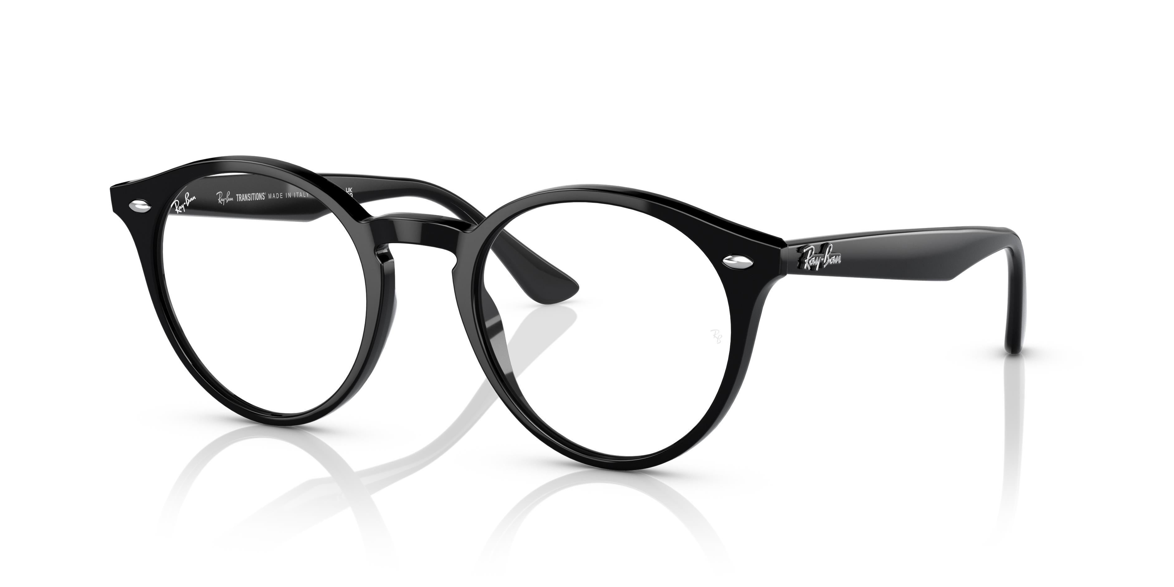 RAY-BAN RB 2180 601/MF 51 TRANSITIONS UNISEX SİYAH YUVARLAK ÇERÇEVE GÜNEŞ GÖZLÜĞÜ
