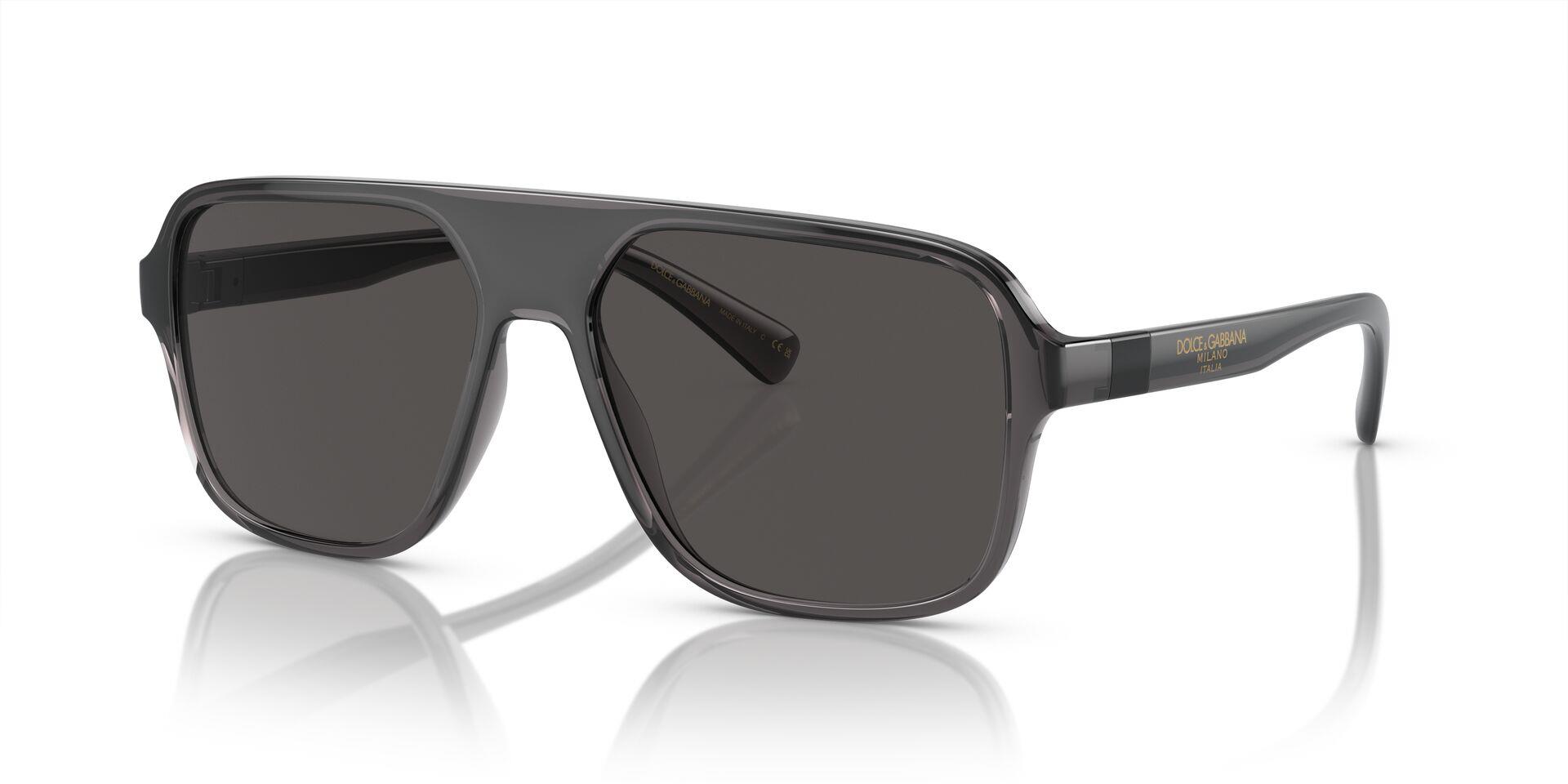 Dolce&Gabbana DG 6134 325787 57 UNISEX SİYAH KÖŞELİ ÇERÇEVE GÜNEŞ GÖZLÜĞÜ