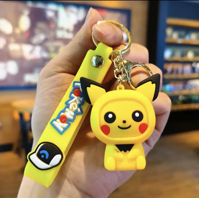  Pokemon - Pikachu Silikon Anahtarlık