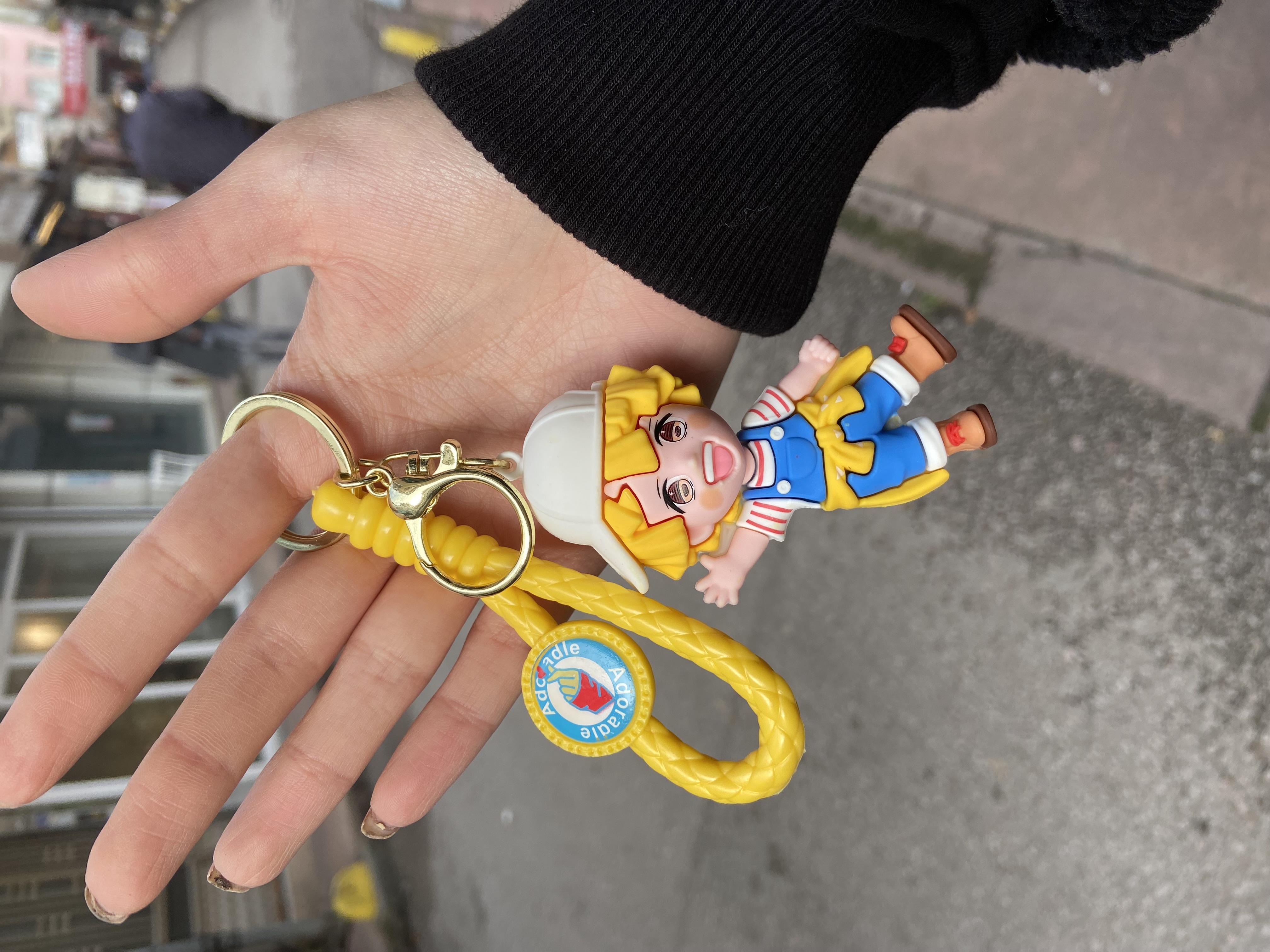 Anime Demon Slayer,Zenitsu Anahtarlık  Çanta  Süsü 1