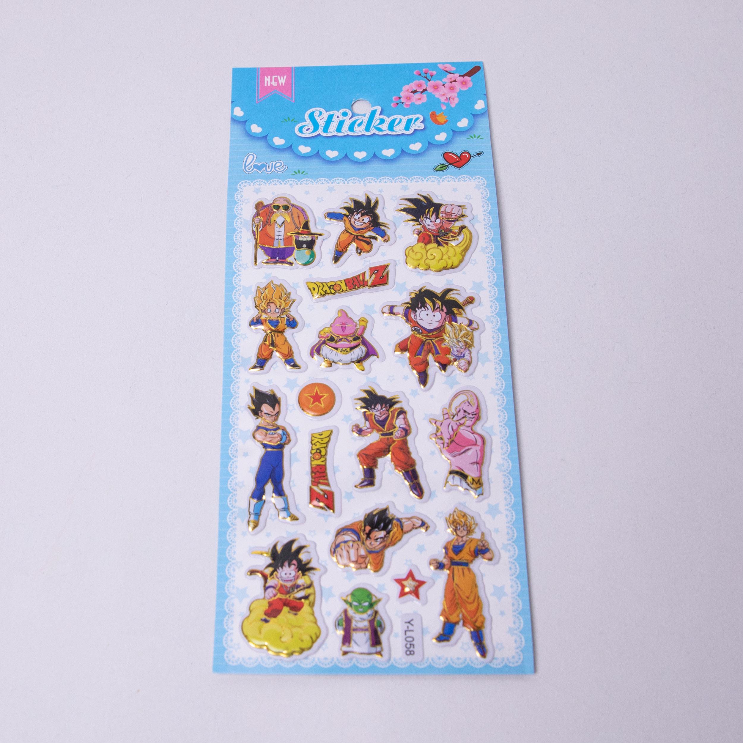 Anime Dragon Ball Kabartmalı  Sticker