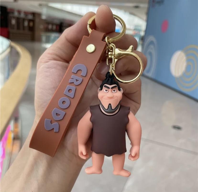 Crood Karakterleri Grug Silikon Anahtarlık Çanta Süsü
