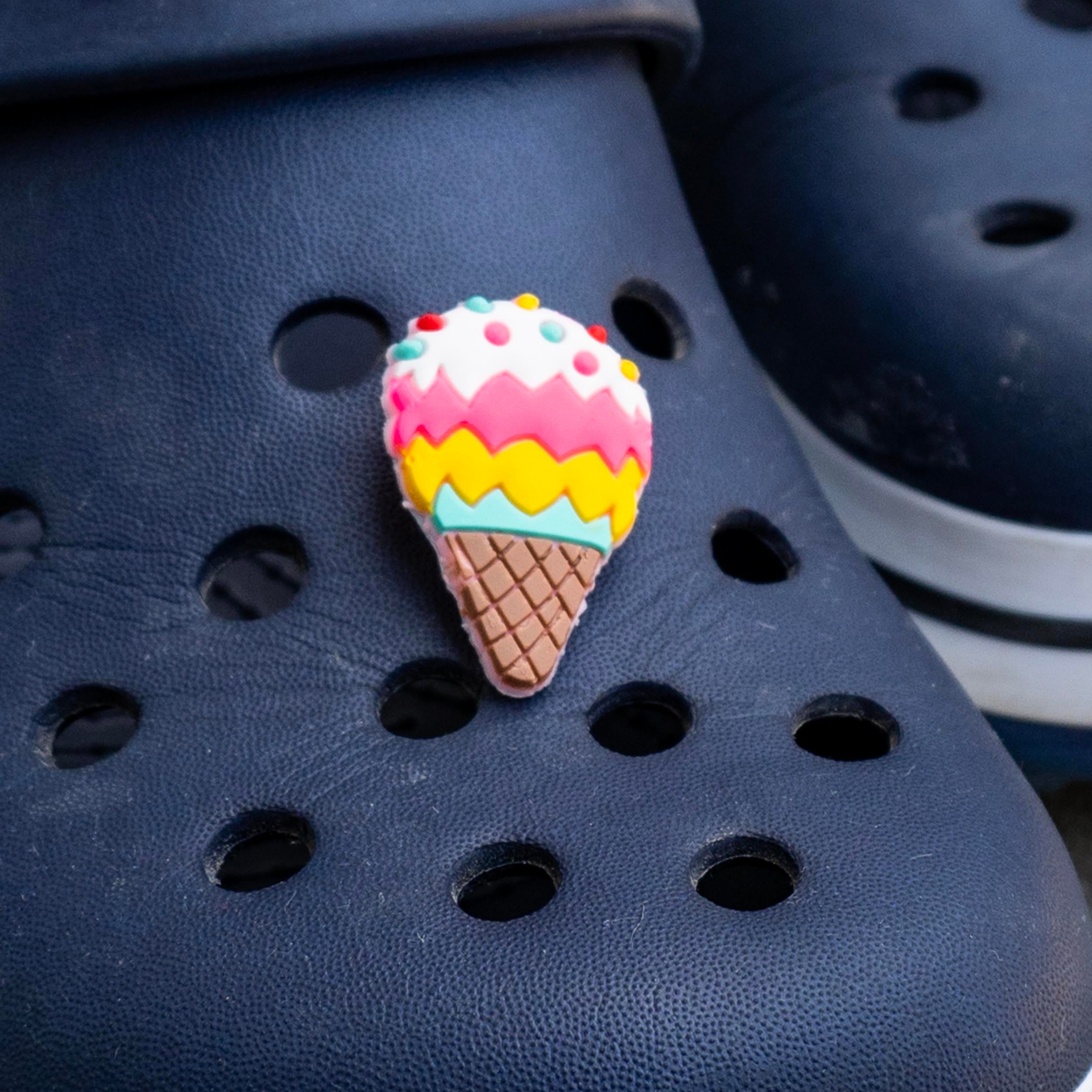 Dondurma Tasarmlı Crocs Terlik Süs , Jibbitz
