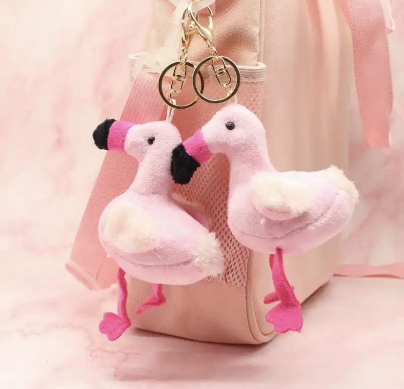 Flamingo Peluş Anahtarlık Çanta Süsü