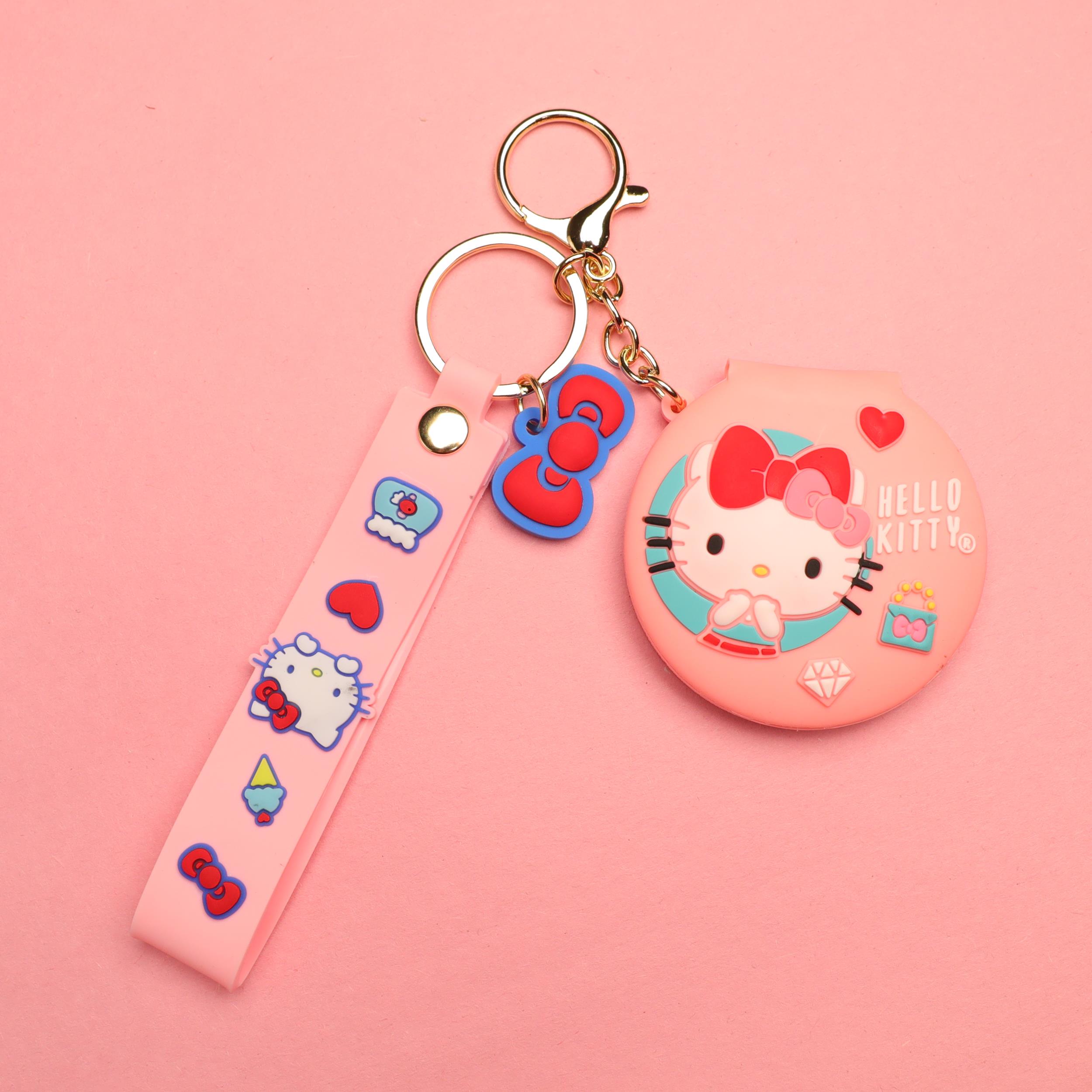 Hello Kitty Tasarımlı Ayna Anahtarlık