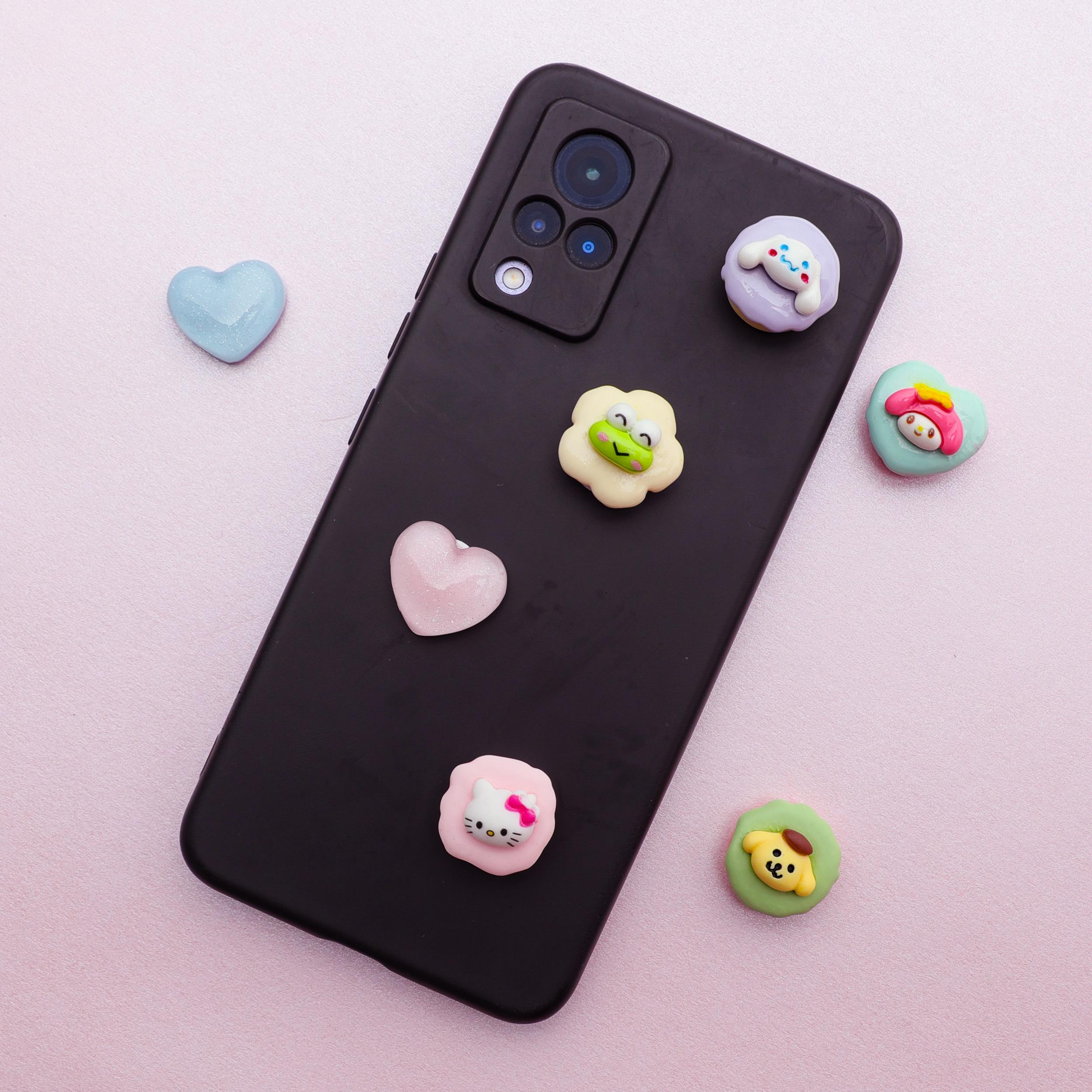 Kawai Sanrio Karakterler 7 li Yapışkanlı Charm