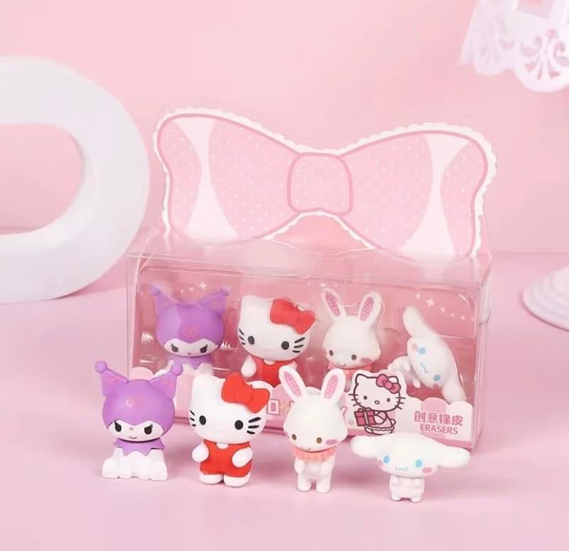 Kawai Sanrio  Karakterleri 4lü Silgi