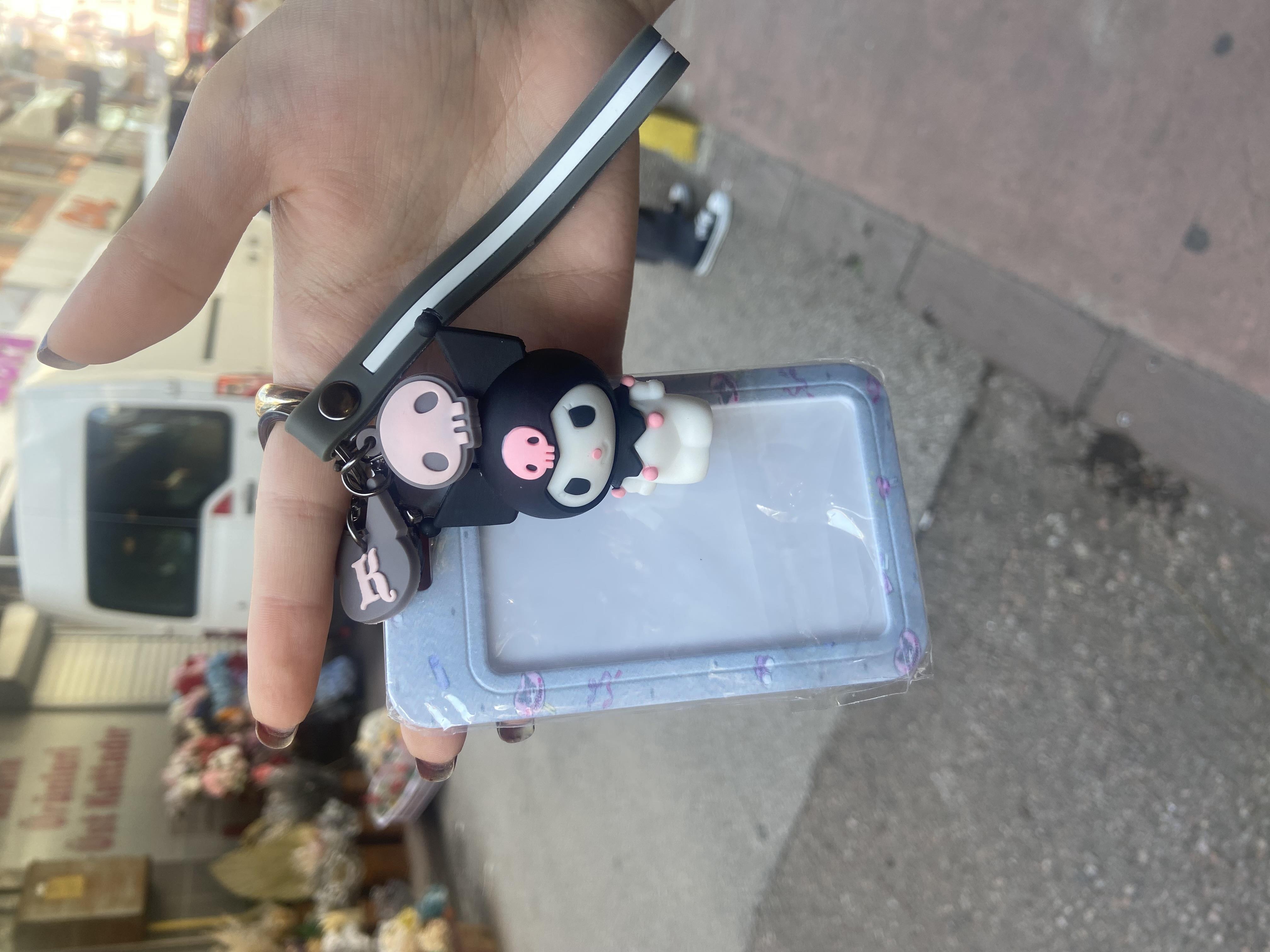 Kuromi Silikon Kartlık Anahtarlık