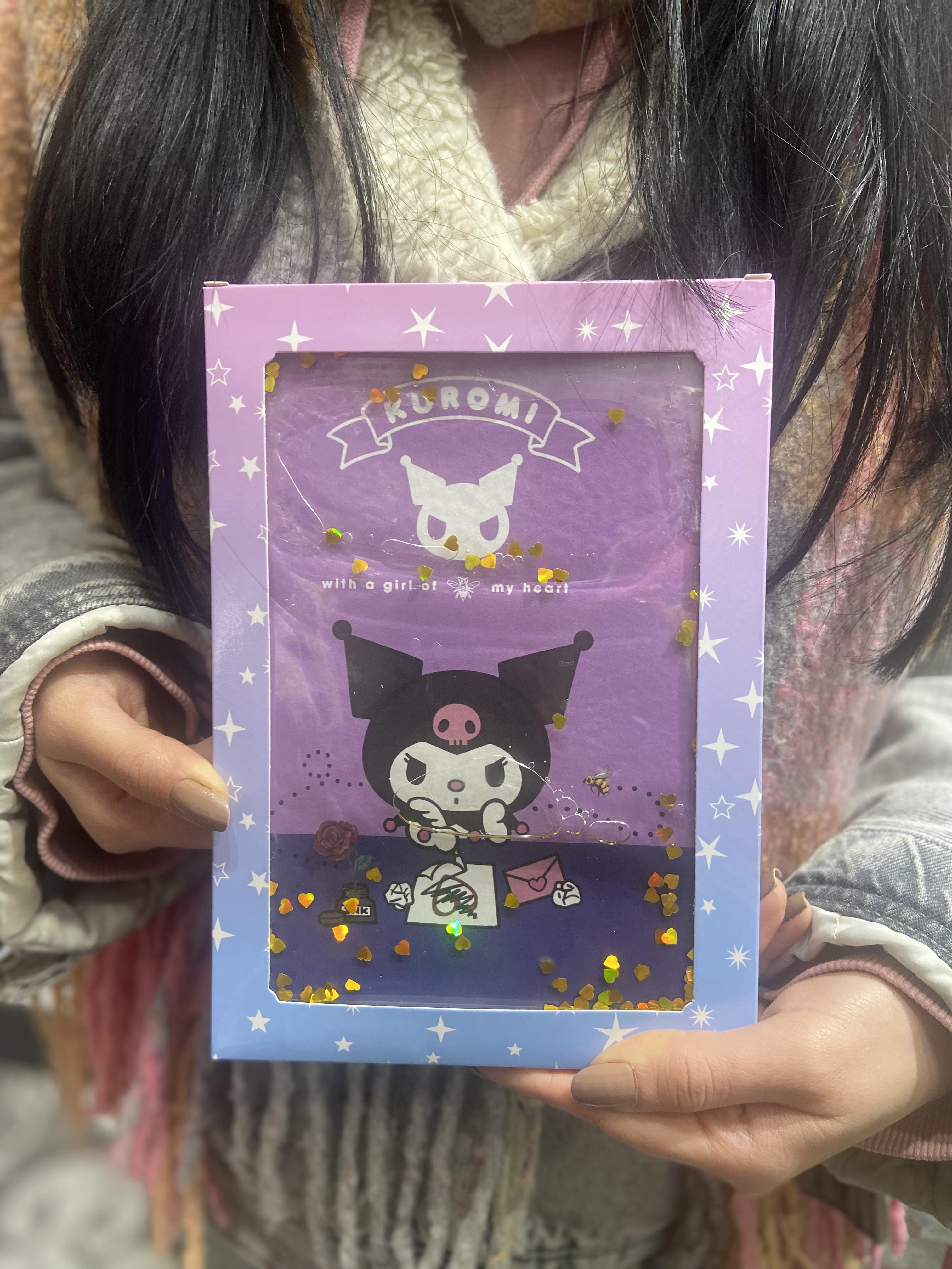 Kuromi Sulu Simli  Defter Çizgili