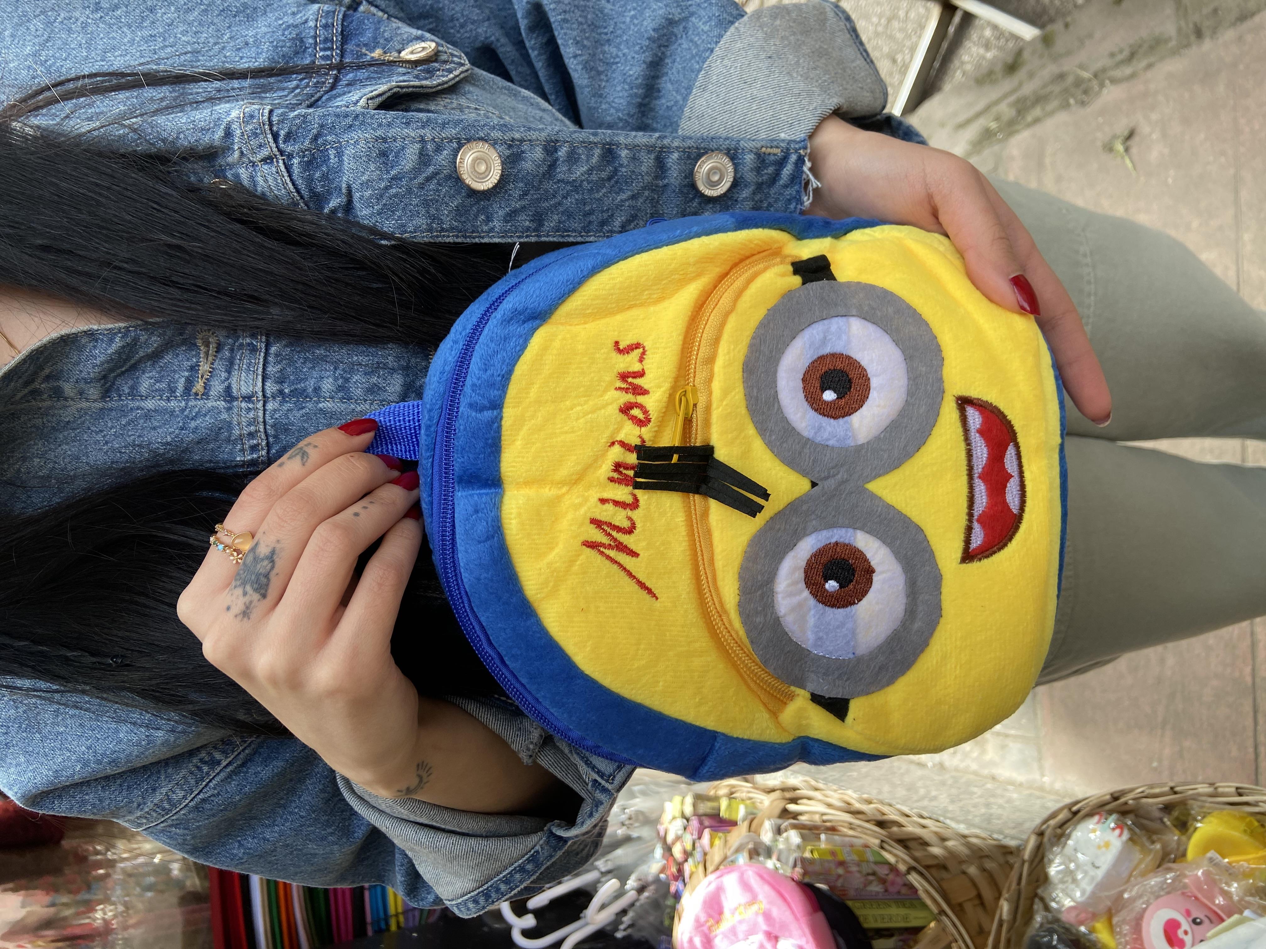 Minions Peluş Sırt Çantası 22 Cm
