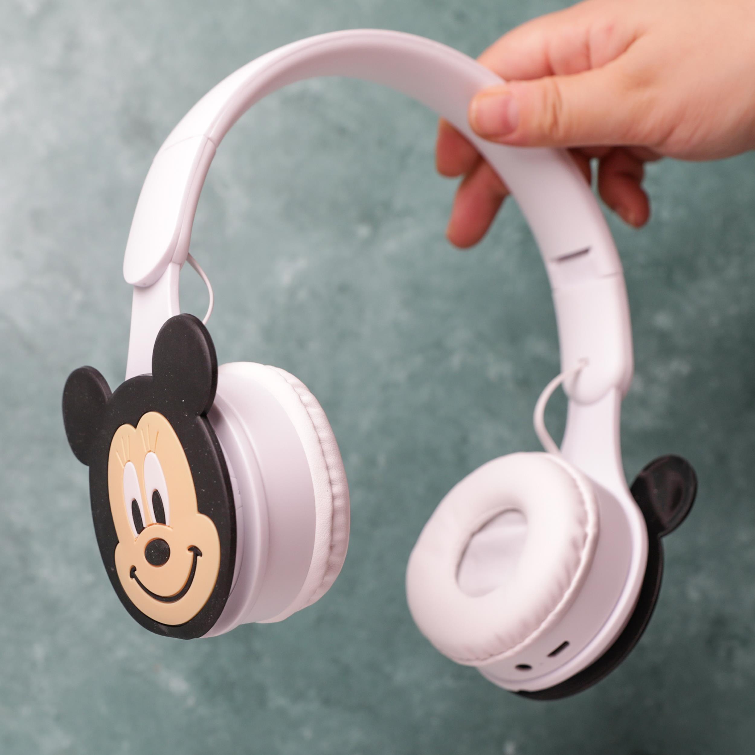 Minnie Mouse Kablosuz Bluetooth Katlanabilir Kulaküstü Kulaklık