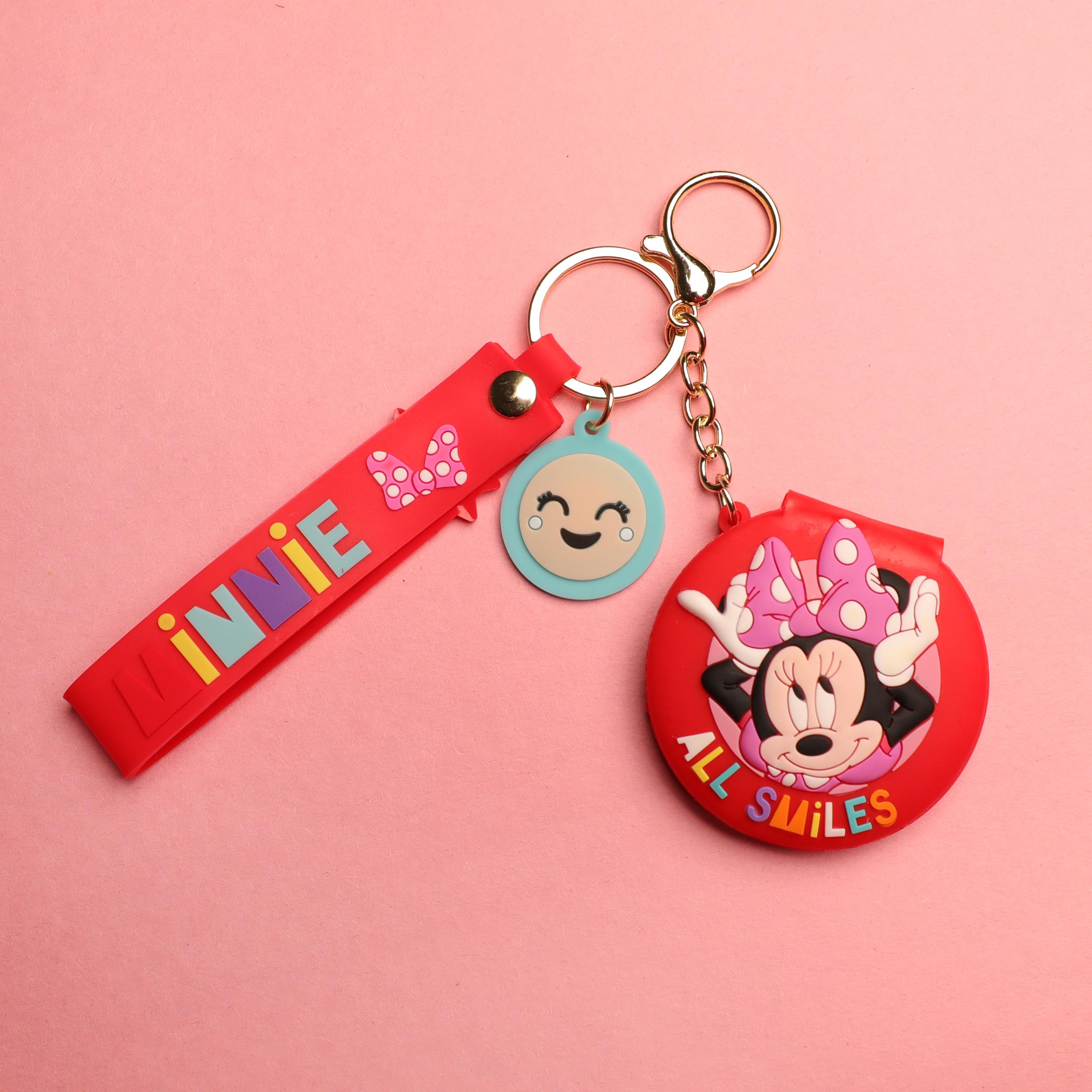 Minnie Mouse  Tasarımlı Ayna Anahtarlık